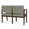 Lesro Lenox 2 Seat Tandem Seating W/ Arm, 44 in W 26 in L 31.5 in H LW2103 - alternate 3